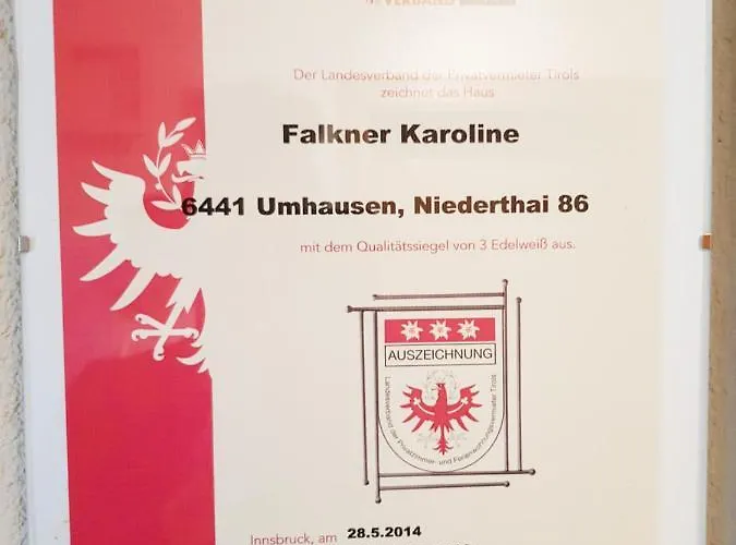 Haus Falkner Appartement *